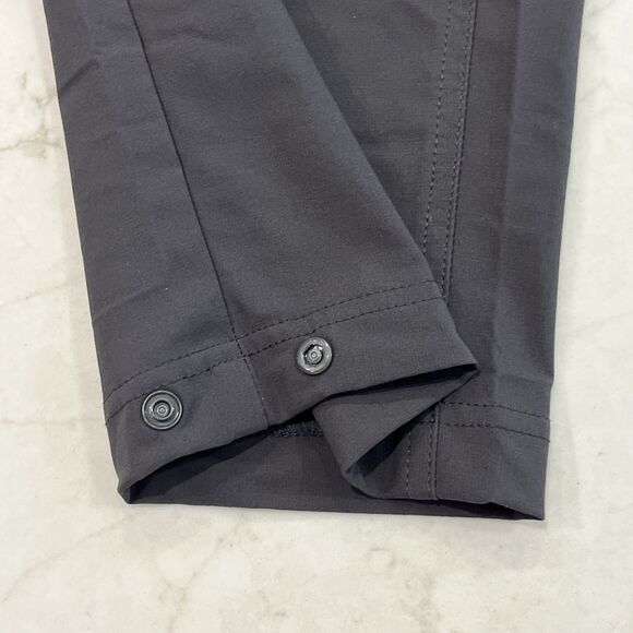 prAna NEW Wonderland Rocks Pant Womens M Charcoal Gray Stretch Pockets Pull On - Picture 8 of 16